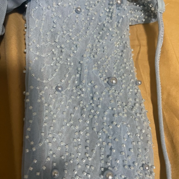 ST. GERMAIN
Embellished Long Sleeve Mini Dress in Blue - Picture 5 of 7